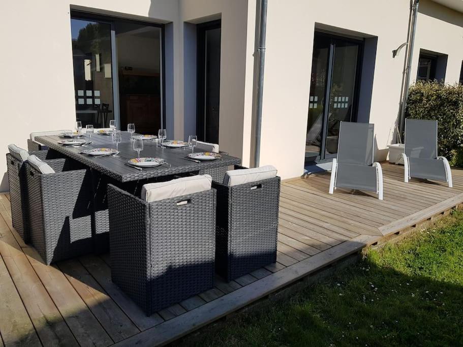 9 Pers 160 M² +Jardin- 10Mn Nantes -30Mn Mer Bouguenais Εξωτερικό φωτογραφία