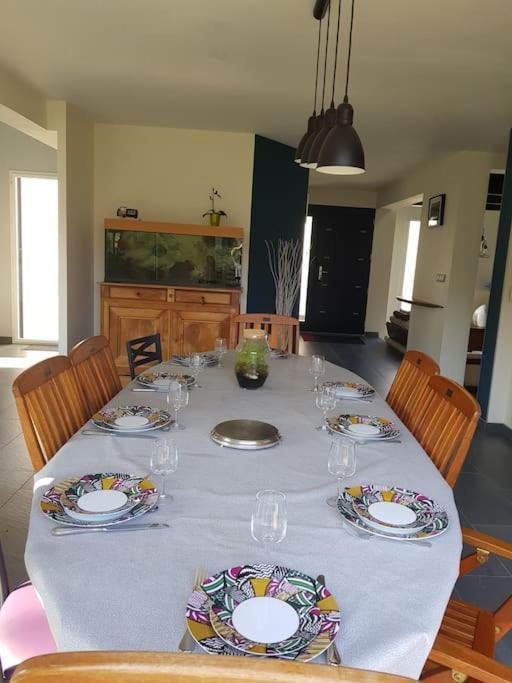 9 Pers 160 M² +Jardin- 10Mn Nantes -30Mn Mer Bouguenais Εξωτερικό φωτογραφία